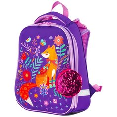 BRAUBERG Ранец Premium Рыжая лиса (227816), фиолетовый