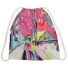 JoyArty Рюкзак-мешок Яркая картина (bpa_72071) розовый/серый/желтый