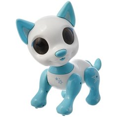Робот 1 TOY Robo Pets Робо-пёс Т14335 белый/голубой