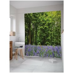Штора для ванной JoyArty Лес любит цветы 180х200 (sc-16431)