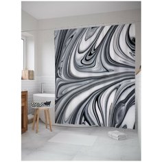 Штора для ванной JoyArty Иллюзионный рисунок 180х200 (sc-19437)