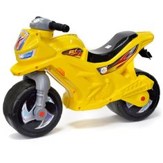Каталка-толокар Orion Toys Мотоцикл 2-х колесный (501В3) желтый