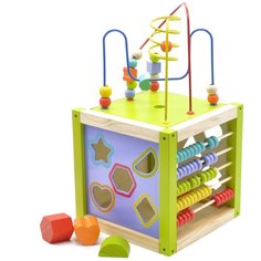 Развивающая игрушка Мир деревянных игрушек Универсальный куб дерево