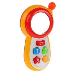 Развивающая игрушка Умка Телефончик (B1296275-R), оранжевый/красный