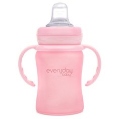 Бутылочка-поильник с мягким носиком Everyday Baby 150 мл. розовый