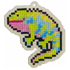 Мозаика на дереве Гранни "Игуана" (7.8х8.5 см)