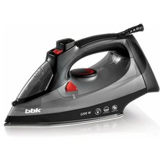 Утюг BBK ISE-2202 black/dark gray (Мощность 2200 Вт, Паровой удар 100г/мин, Длина провода 1,6 м) (ISE-2202 (B/DG))