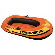 Лодка INTEX "EXPLORER 200" двухместная, без весел,185х94х41 см, от 6 лет