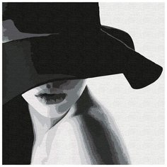 Картина по номерам "Незнакомка", 30x30 см Котеин