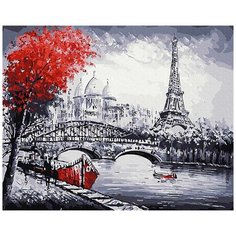 Картина по номерам "Парижский пейзаж", 40x50 см Molly