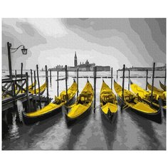 Картина по номерам "Венеция. Гондолы", 40x50 см Molly