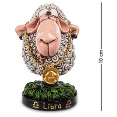 Фигурка Овца "Знак Зодиака - Весы" (W.Stratford) RV-375, The Comical World of Warren Stratford