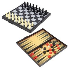 Настольная игра Veld co 79672 Шахматы/Шашки/Нарды 3в1