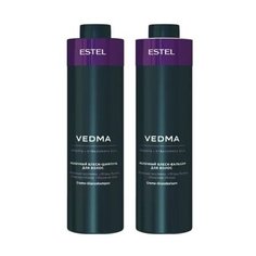 Комплект для блеска волос ESTEL VEDMA (молочный блеск-шампунь 1000 мл + блеск-бальзам 1000мл)