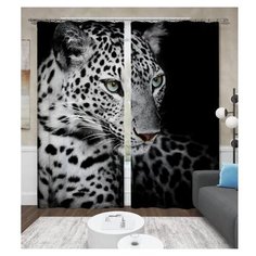 Фотошторы "Взгляд", 145*260 2 шт. Блэкаут Сирень