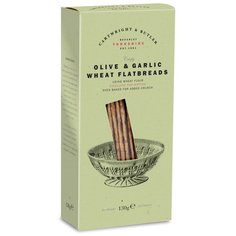 Пшеничные хлебцы с оливками и чесноком в картонной коробке C&B, 130 г