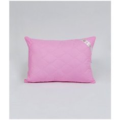 Подушка стеганая "EL AMOR" ROSE LIFE 50*70 (сатин, 100% хлопок, "лебяжий пух" с мягким 3д волокном) Selena