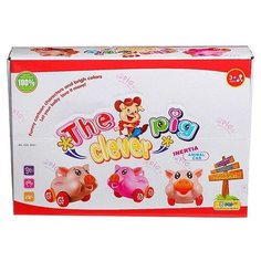 Игрушки-каталки Гратвест пластиковые свинки, 8 штук, The Clever Pig (Н62535)