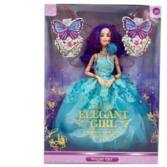 Кукла Наша Игрушка 29 см, в голубом платье, коробка (ZR-099-7)