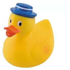 Игрушка для ванны Canpol babies утка, 0+, синяя шляпа (250989102)