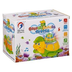 Музыкальная игрушка Гратвест свет и движение, Черепаха, коробка, 19*13*10 см (Б93900)