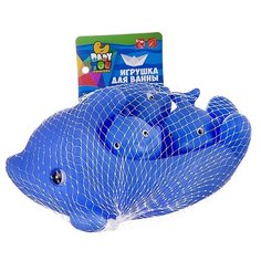 Игрушки для купания Bondibon Дельфин с дельфинчиками, 4 шт (ВВ2753)