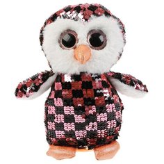 Мягкая игрушка Мульти-пульти Сова из пайеток, пятнистая, 21 см, без чипа, в пакете (J8490A-2NS)