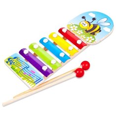 Ксилофон DoReMi детский, в коробке, 21 см (D-00042)