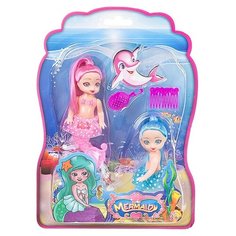 Набор кукол Гратвест Русалочки, 2 шт, с расческами (Д93499)