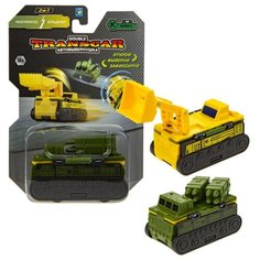 Машинка 1Toy Transcar Double, Ракетоносец-Бульдозер, 8 см (Т20786)