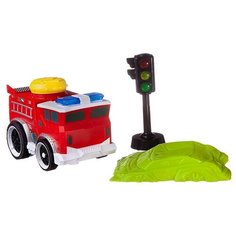 Машинка ABtoys "АвтоСити", свет и звук, пожарная красная (C-00422)