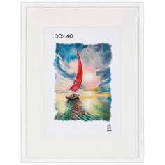 Рамка оформительская Zebra пластик, 30*40 см, белый цвет Зебра