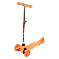 Самокат 3-колесный ALFA TOYS AT-699o, оранжевый