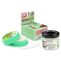 BIO WAY/AGRILIFE Набор: тайская зубная паста для отбеливания зубов с гвоздикой и кокосовое масло первого холодного отжима из Таиланда 30 г/25 мл