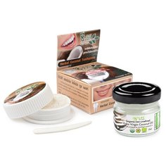 BIO WAY/AGRILIFE Набор: тайская отбеливающая зубная паста с кокосом и кокосовое масло первого холодного отжима 30 г/25 мл