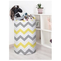 Корзина для игрушек "Зигзаговые перемены" 40x60 см, toba-6933-L Joy Arty