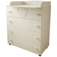 Пеленальный комод Forest kids Мишкины сны слоновая кость