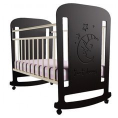 Кроватка Forest kids Sweet Dreams (качалка), на полозьях венге/слоновая кость