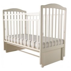 Кроватка Forest kids Malva (классическая), универсальный маятник слоновая кость