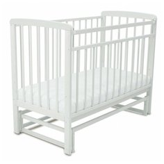 Кроватка Forest kids Kaia (классическая), поперечный маятник белый