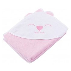 Forest kids Полотенце Cute Bear банное 72х100 см pink