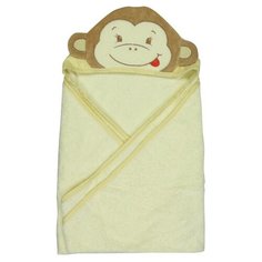 Forest kids Полотенце Обезьянка банное 100х100 см бежевый