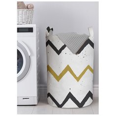 Корзина для хранения вещей JoyArty "Зигзаговая строгость" 40x60 см, gaba-4327-L