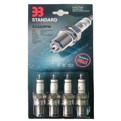 Свечи зажигания ЭЗ Standard А14ДВРМ 0,7, комплект 4 шт. дв. ЗМЗ 405, 406, 409, Волга, УАЗ, Газель Bosch