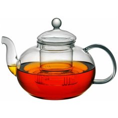 Чайник заварочный CnGlass стеклянный с фильтром колбой 800 мл H2