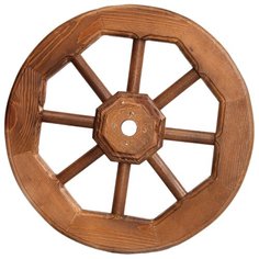 Фигурка садовая "Колесо декоративное", диаметр 45 см, Комплект Агро