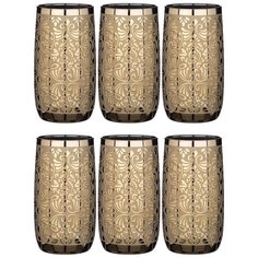 Набор 6 стаканов 330 мл золотой либерти Lefard (194-352)