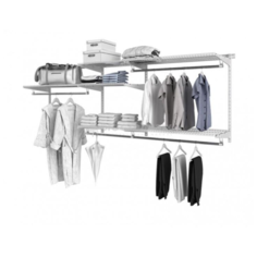 Гардеробная система хранения Титан-GS 350. ВШГ - 1156/2560/450 мм. Гардеробная вешалка.