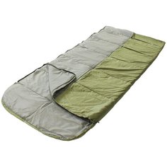 Спальный мешок WoodLand Camping+ 300 хаки/серый с правой стороны