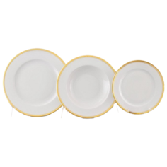 Сервиз столовый Сабина Изящное золото, 18 пр., Leander